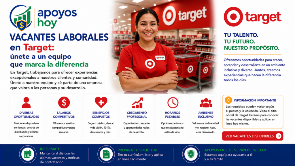 Lee todo sobre las ofertas laborales en Target