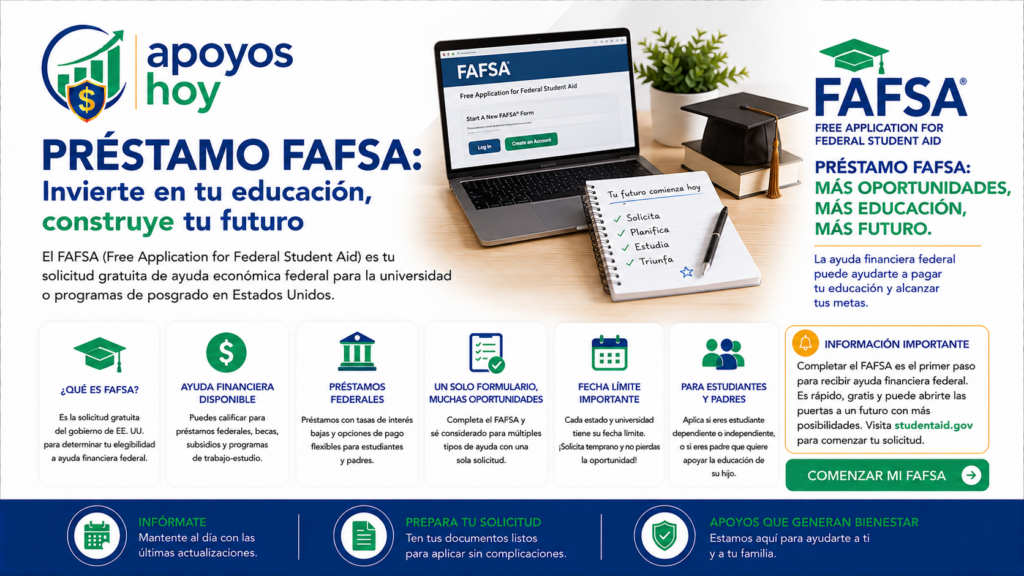 La financiación FAFSA para la educación