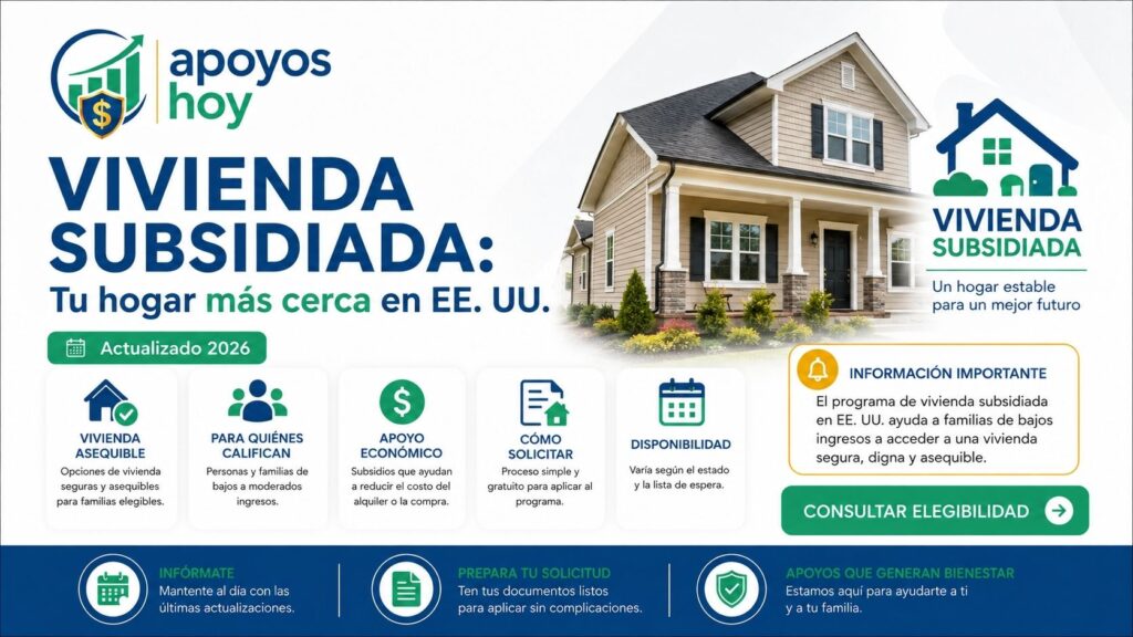 Conoce todo sobre la vivienda subsidiadas y las rentas disminuidas en EEUU