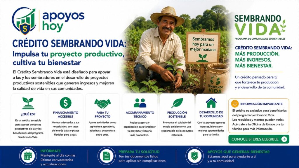 Sembrando Vida el Crédito a productores rurales en México