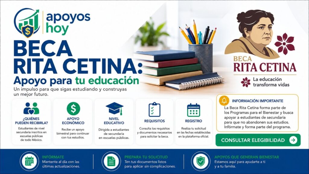 Encuentra aquí información sobre la beca Rita Cetina