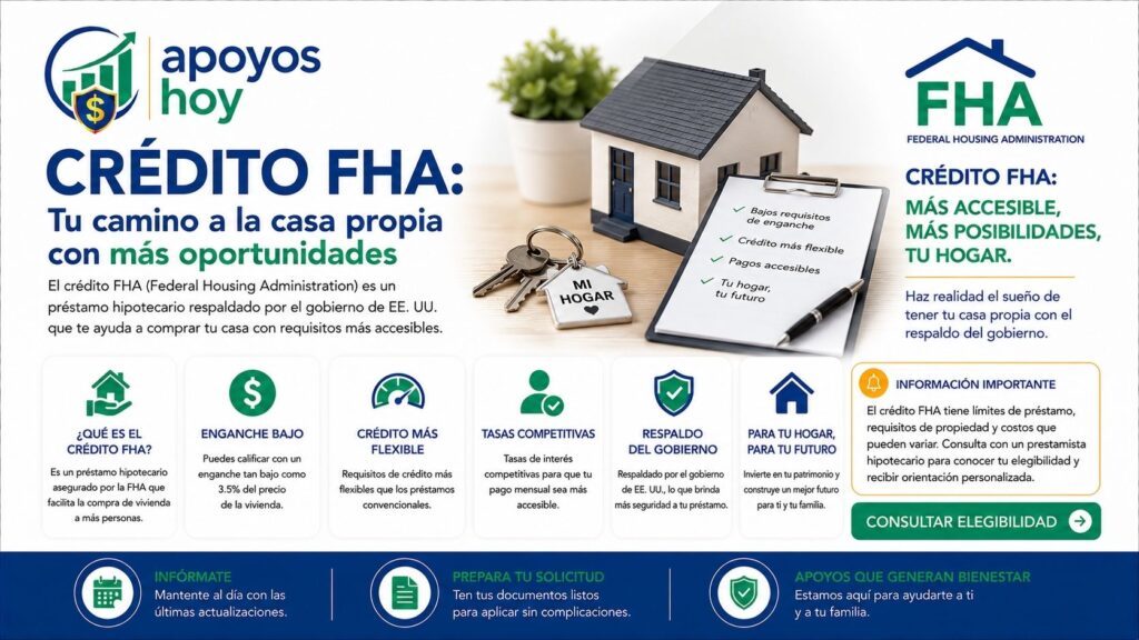 Conoce todo sobre el crédito FHA en EEUU